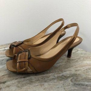 Cole Haan Tan Slingback Sandals